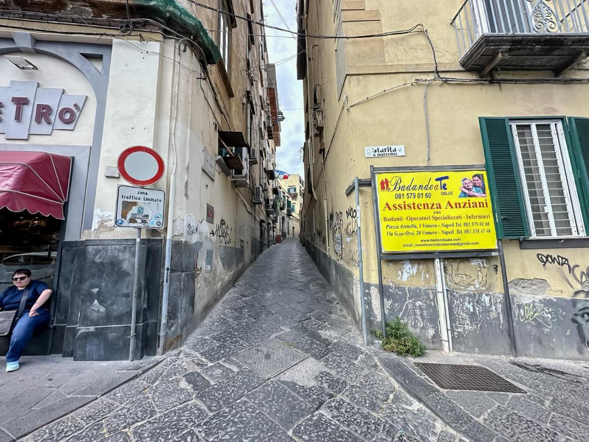 Exclusive Parking Flat X 4 Near Metro 1 Salvator Rosa Apartment Naples Luaran gambar